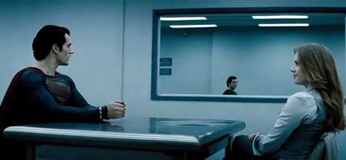 Two Way Mirror in Man of Steel
